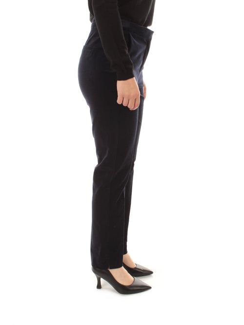 Iblues GOMMOSO pantaloni semiaderenti da donna blu notte