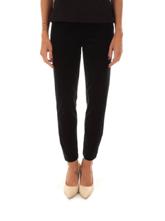 Iblues GOMMOSO pantaloni semiaderenti da donna nero