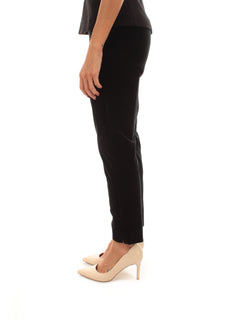 Iblues GOMMOSO pantaloni semiaderenti da donna nero