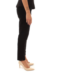 Iblues GOMMOSO pantaloni semiaderenti da donna nero