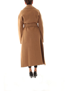 Emme Marella CADMIO cappotto in panno doppio da donna cammello