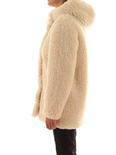 RRD-Roberto Ricci Designs Lamb Hood Wom Jkt da donna cream