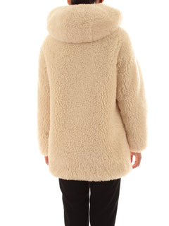 RRD-Roberto Ricci Designs Lamb Hood Wom Jkt da donna cream
