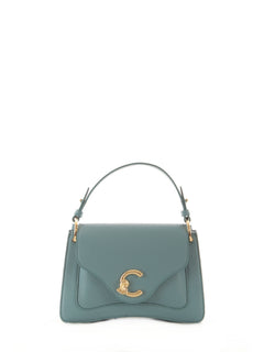 Coccinelle borsa C-ME small da donna in pelle artic blue