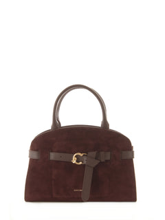 Coccinelle borsa SABINE small in suede da donna brunette