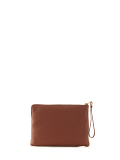 Coccinelle ALIAS pochette in pelle da donna cognac