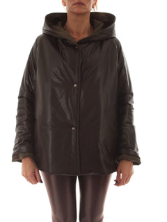 Guttha giubbino reversibile da donna verde/nero