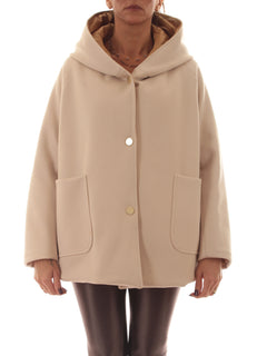 Guttha giubbino reversibile da donna bianco/gold