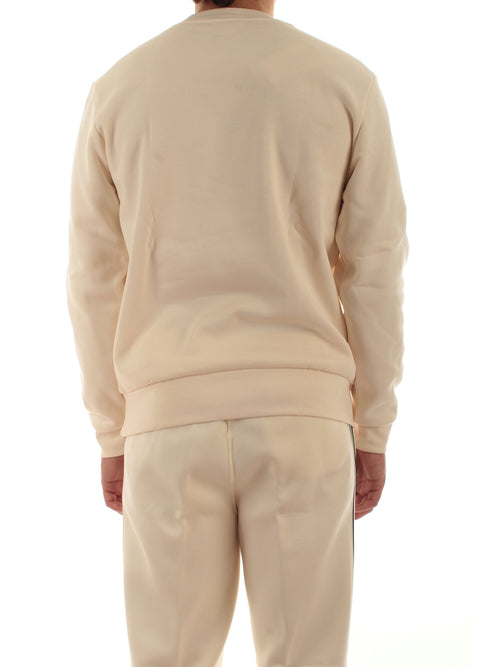 Lacoste felpa da uomo crema