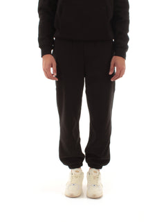 Lacoste pantaloni della tuta regular fit da uomo nero