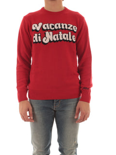 MC2 SAINT BARTH maglia HERON con ricamo VACANZE LOGO 41 da uomo