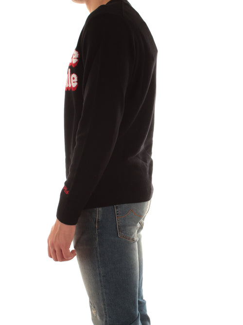 MC2 SAINT BARTH maglia HERON con ricamo VACANZE LOGO 0041 da uomo