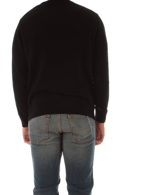 MC2 SAINT BARTH maglia HERON con ricamo VACANZE LOGO 0041 da uomo