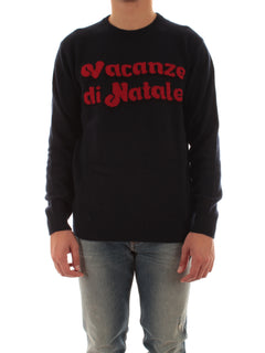 MC2 SAINT BARTH maglia HERON con ricamo VACANZE LOGO 6100 da uomo