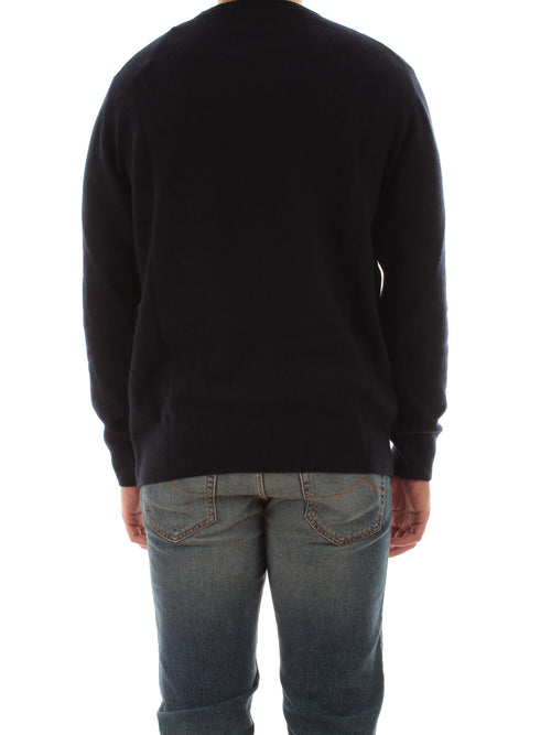 MC2 SAINT BARTH maglia HERON con ricamo VACANZE LOGO 6100 da uomo