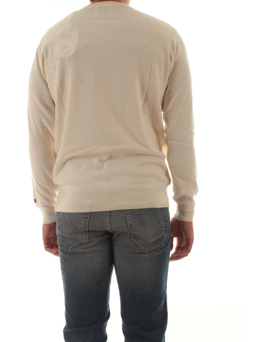 MC2 SAINT BARTH maglia HERON LIGHT EMBRY con ricamo VACANZE LOGO 10 EMB da uomo