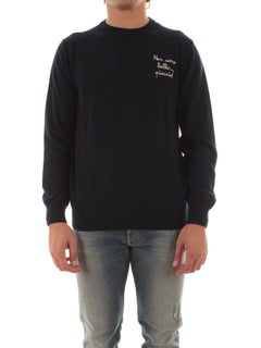 MC2 SAINT BARTH maglia HERON LIGHT EMBRY con ricamo VACANZE BELLO 61 EMB da uomo