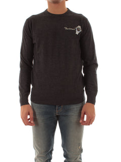 MC2 SAINT BARTH maglia HERON LIGHT EMBRY con ricamo SAINT BARTH MAN 15G da uomo