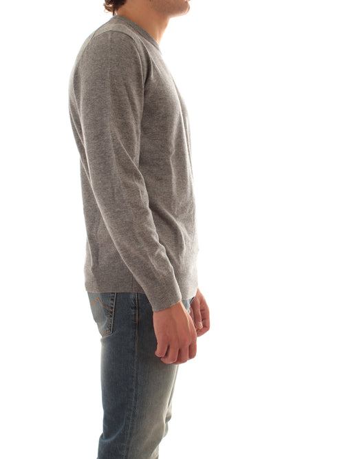 MC2 SAINT BARTH maglia HERON LIGHT EMBRY con ricamo SCROOGE PENSIERI 15M da uomo