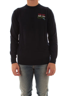 MC2 SAINT BARTH maglia HERON LIGHT EMBRY con ricamo TUTTO BERE 61 da uomo