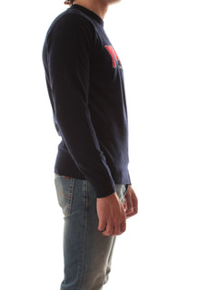 MC2 SAINT BARTH maglia HERON LIGHT con ricamo YUPPIES 61 EMB da uomo