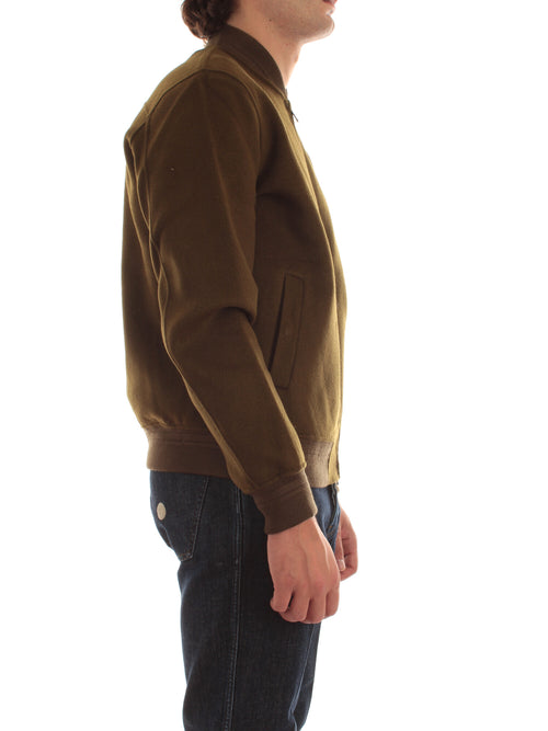 Mc2 Saint Barth CAMDEN WOOL bomber da uomo 52 MILITARY