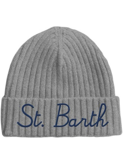MC2 Saint Barth Wengen berretto con ricamo da uomo SB 15M61 EMB