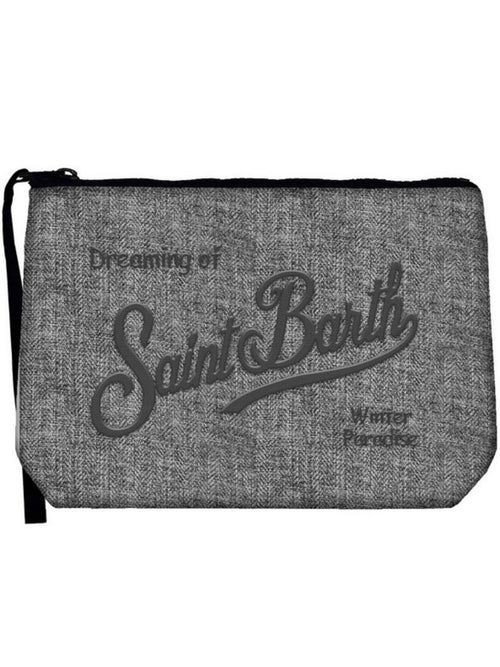 Mc2 Saint Barth ALINE FLANNEL pochette da uomo 15M GREY MELANGE