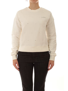 Mc2 Saint Barth CASEY W felpa da donna SB 10 ALL OVER STRASS EMB