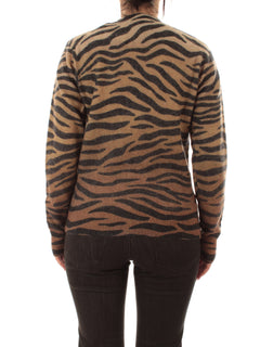 Mc2 Saint Barth New Queen Printed maglia girocollo da donna ZEBRA GRADIENT 19