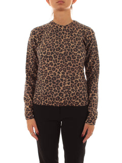 Mc2 Saint Barth New Queen Printed maglia girocollo da donna CLASSIC LEO 19