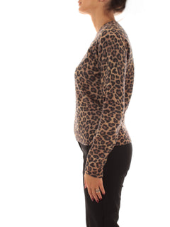 Mc2 Saint Barth New Queen Printed maglia girocollo da donna CLASSIC LEO 19