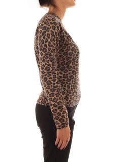 Mc2 Saint Barth New Queen Printed maglia girocollo da donna CLASSIC LEO 19