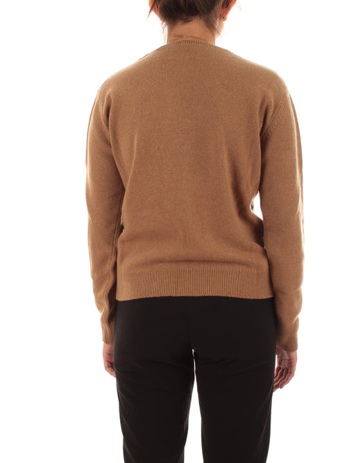 Mc2 Saint Barth New Queen maglia girocollo da donna SNOOPY WAITING SNOW 19 EMB