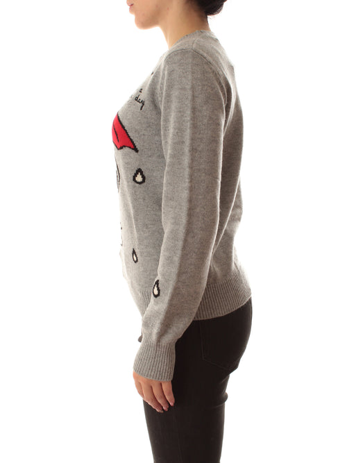 Mc2 Saint Barth New Queen maglia girocollo da donna SNOOPY LOVES RAIN 15ML EMB