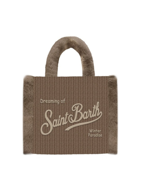 Mc2 Saint Barth Vanity Mini Shearling borsa da donna FUR 18 EMB