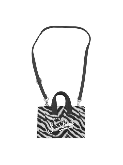 Mc2 Saint Barth Phone Bag Felt micro borsa porta cellulare da donna ZEBRA 00 EMB