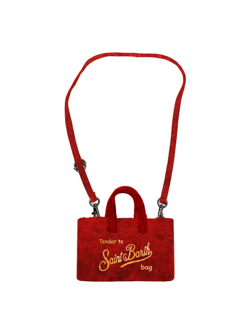 Mc2 Saint Barth Phone Bag Velvet micro borsa porta cellulare da donna 41OR EMB