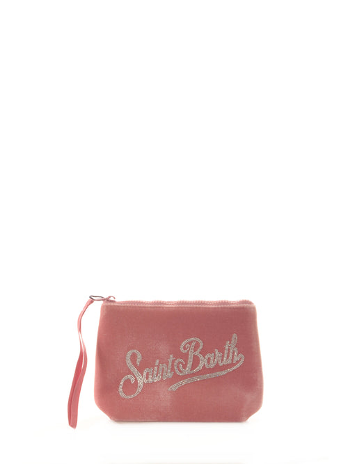Mc2 Saint Barth ALINE VELVET pochette da donna 21 STRASS