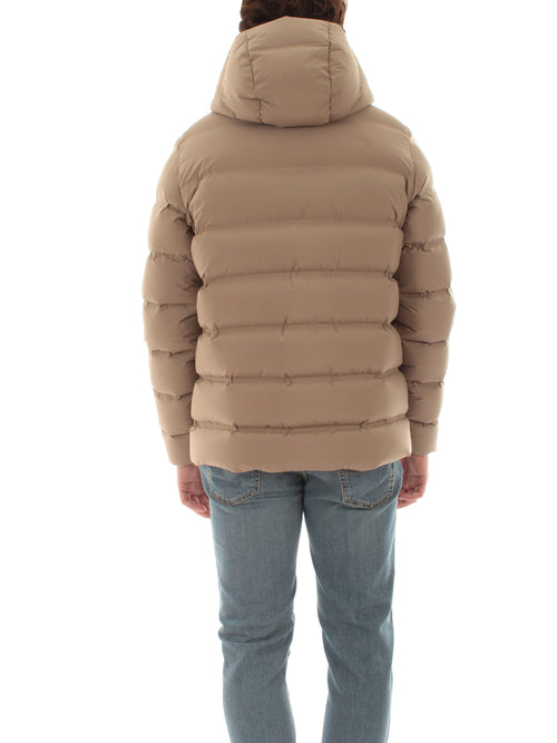 RRD-Roberto Ricci Designs Simplicity Tubic 10 Hood Zip Jkt da uomo tabacco