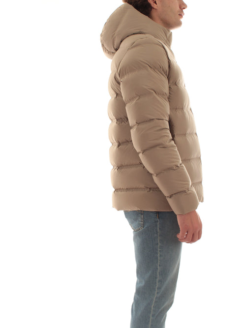 RRD-Roberto Ricci Designs Simplicity Tubic 10 Hood Zip Jkt da uomo tabacco