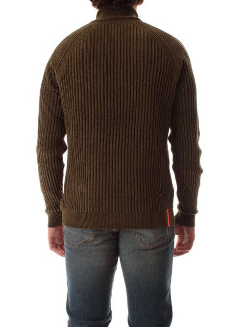 RRD-Roberto Ricci Designs Velvet Rave Turtleneck Knit da uomo light green