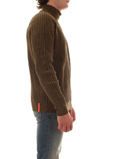 RRD-Roberto Ricci Designs Velvet Rave Turtleneck Knit da uomo light green
