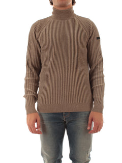 RRD-Roberto Ricci Designs Velvet Rave Turtleneck Knit da uomo tabacco