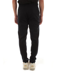 Kiton pantalaccio in lana da uomo navy blue