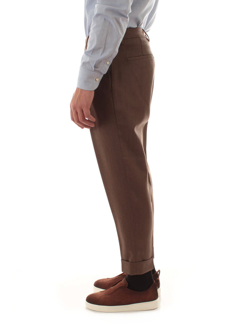 Berwich CHIAIA pantalone da uomo greige