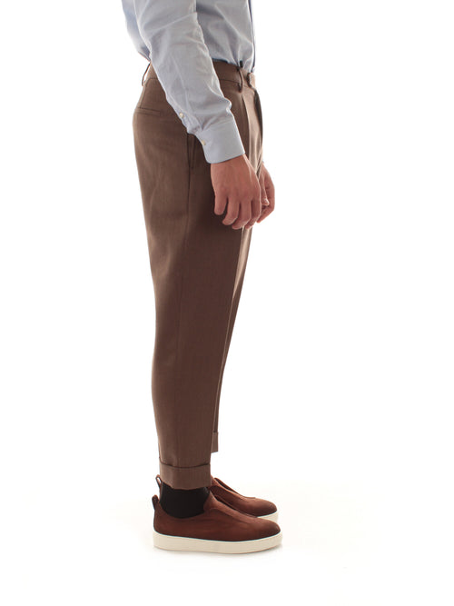 Berwich CHIAIA pantalone da uomo greige