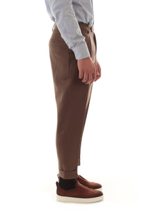 Berwich CHIAIA pantalone da uomo greige