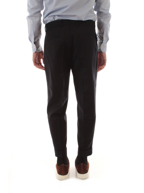 Berwich CHIAIA pantalone da uomo navy