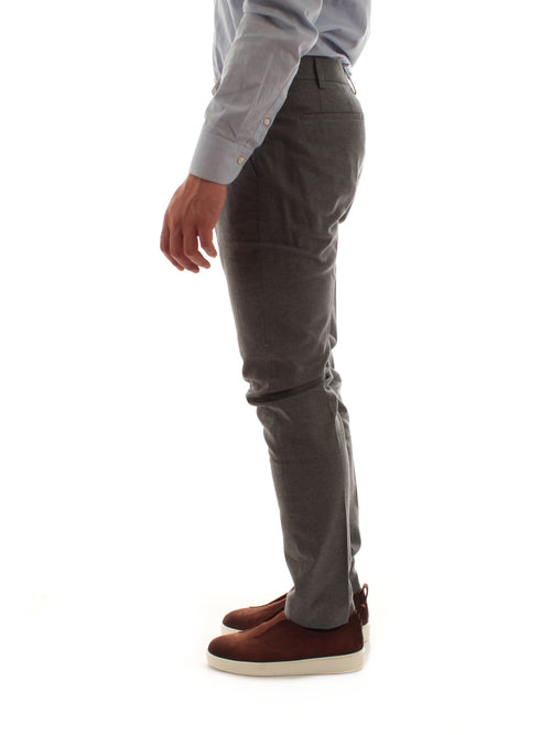 Berwich MORELLO ELAX pantalone ventrepiatto da uomo grey